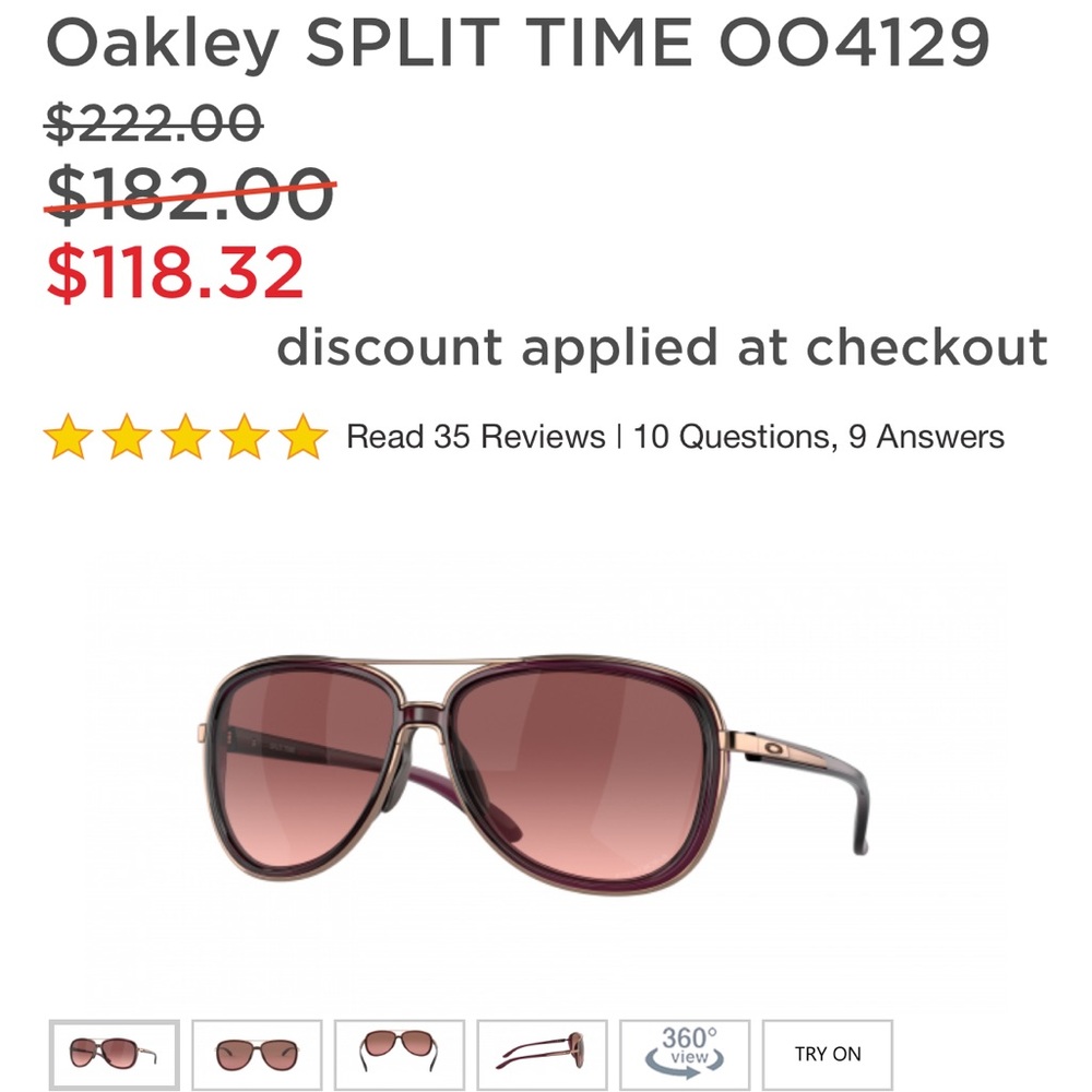 Oakley SPLIT TIME OO4129 Sunglesses